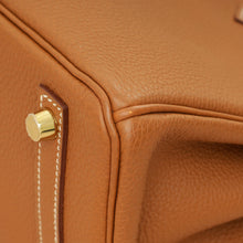 Hermes Gold Birkin 25 Retourne Bag