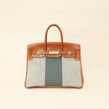 Hermes Bicolor Flag Birkin 35 Bag