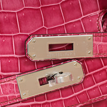 Hermes Fuchsia Porosus Crocodile Birkin Bag
