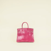 Hermes Fuchsia Porosus Crocodile Birkin Bag
