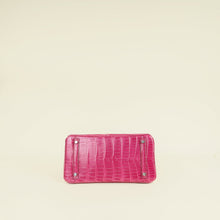 Hermes Fuchsia Porosus Crocodile Birkin Bag