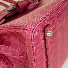 Hermes Fuchsia Porosus Crocodile Birkin Bag