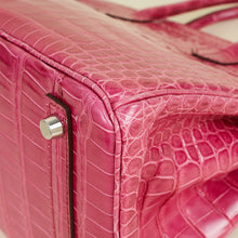 Hermes Fuchsia Porosus Crocodile Birkin Bag