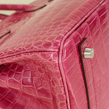 Hermes Fuchsia Porosus Crocodile Birkin Bag