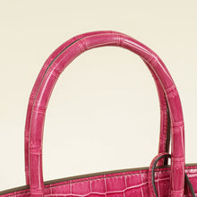Hermes Fuchsia Porosus Crocodile Birkin Bag