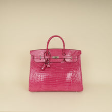 Hermes Shiny Porosus Crocodile Birkin 40