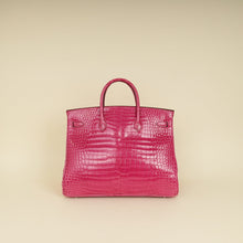 Hermes Shiny Porosus Crocodile Birkin 40