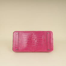 Hermes Shiny Porosus Crocodile Birkin 40