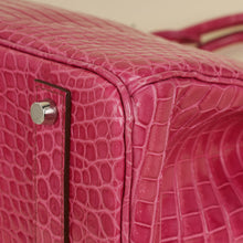 Hermes Shiny Porosus Crocodile Birkin 40