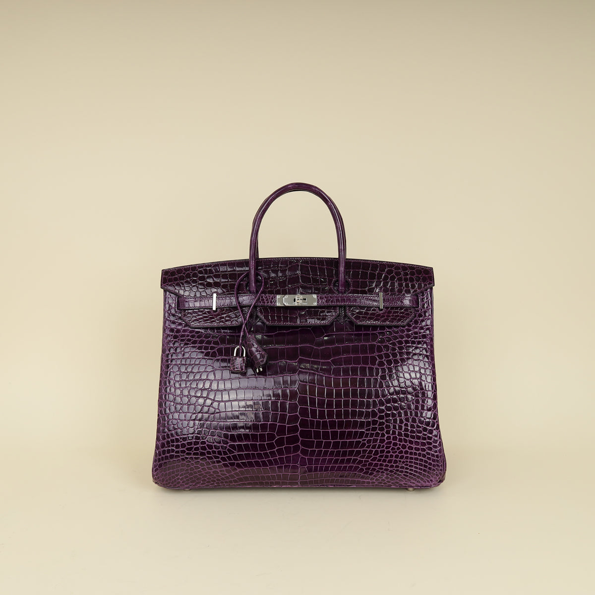 Hermes Shiny Porosus Crocodile Birkin 40