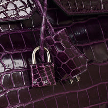 Hermes Shiny Porosus Crocodile Birkin 40