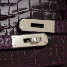 Hermes Shiny Porosus Crocodile Birkin 40