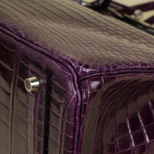 Hermes Shiny Porosus Crocodile Birkin 40
