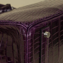 Hermes Shiny Porosus Crocodile Birkin 40