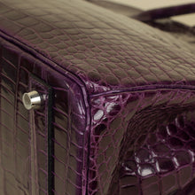 Hermes Shiny Porosus Crocodile Birkin 40