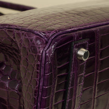 Hermes Shiny Porosus Crocodile Birkin 40