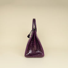 Hermes Shiny Porosus Crocodile Birkin 40