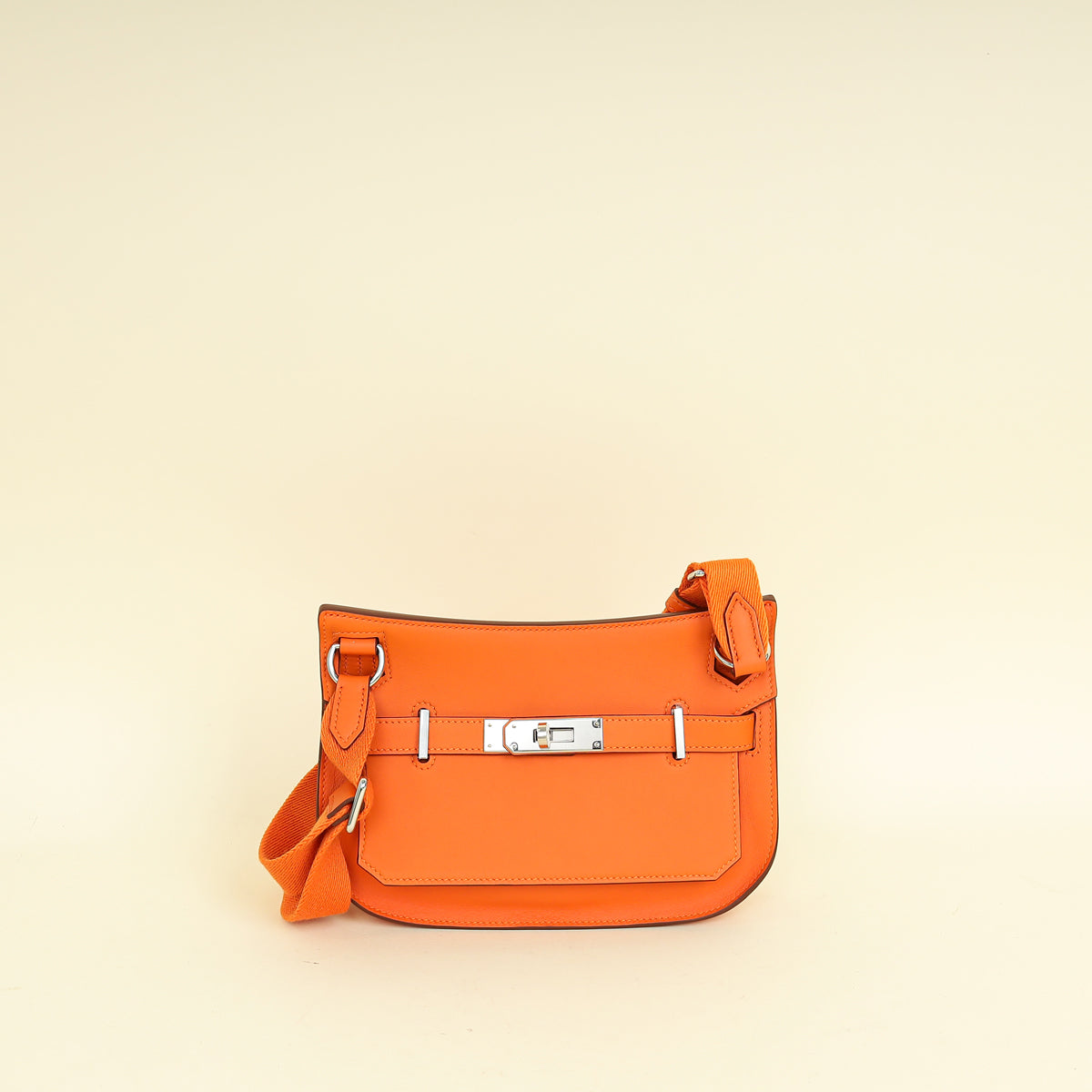 Hermes Orange Mini Jypsiere Bag