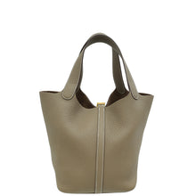Hermes Etoupe Picotin Lock 22 Bag