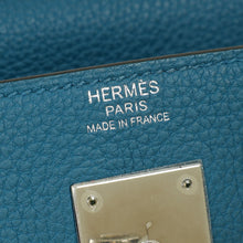 Hermes Cobalt Kelly 32 Retourne Bag