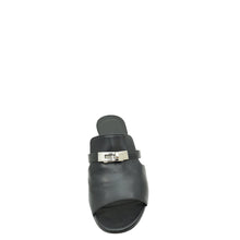 Hermes Noir Candy Sandal 37