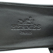 Hermes Noir Candy Sandal 37