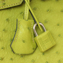Hermes Vert Anis Ostrich Birkin 30 Bag