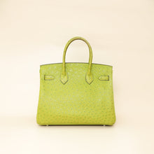 Hermes Vert Anis Ostrich Birkin 30 Bag