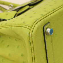 Hermes Vert Anis Ostrich Birkin 30 Bag