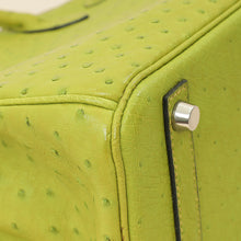 Hermes Vert Anis Ostrich Birkin 30 Bag