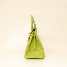 Hermes Vert Anis Ostrich Birkin 30 Bag