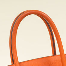 Hermes Orange Birkin 35 Evergrain Bag