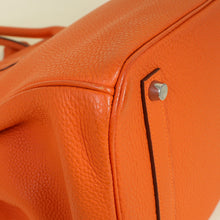 Hermes Orange Birkin 35 Evergrain Bag