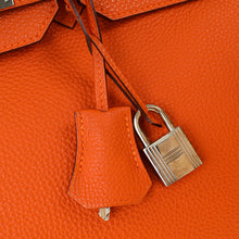 Hermes Orange Birkin 35 Evergrain Bag