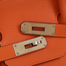 Hermes Orange Birkin 35 Evergrain Bag