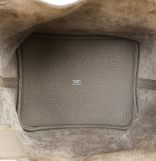 Hermes Gris Etain Picotin Lock 22 Bag