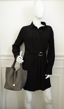 Hermes Gris Etain Picotin Lock 22 Bag