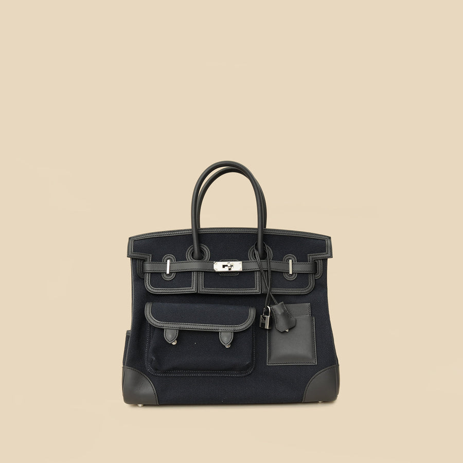 Hermes Bicolor Ltd. Ed Cargo Birkin 35 Bag