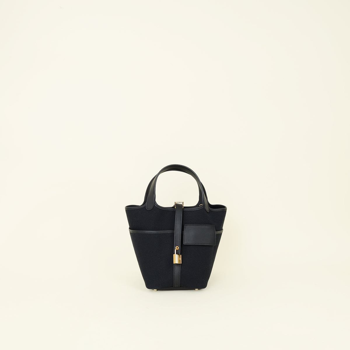 Hermes Noir Cargo Picotin Lock 18 Bag