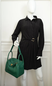 Hermes Vert Vertigo Lindy 26 Bag