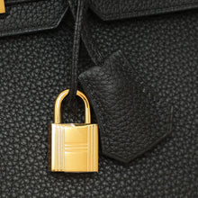 Hermes Noir Birkin 25 Bag