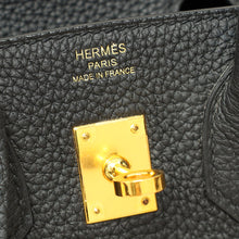 Hermes Noir Birkin 25 Bag