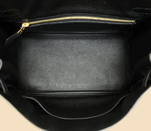 Hermes Noir Birkin 25 Bag