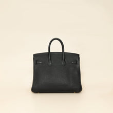 Hermes Noir Birkin 25 Bag