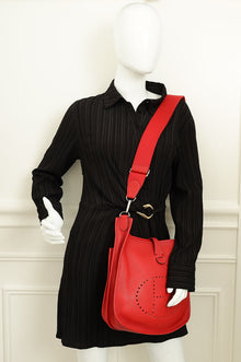 Hermes Geranium Evelyne III PM Bag