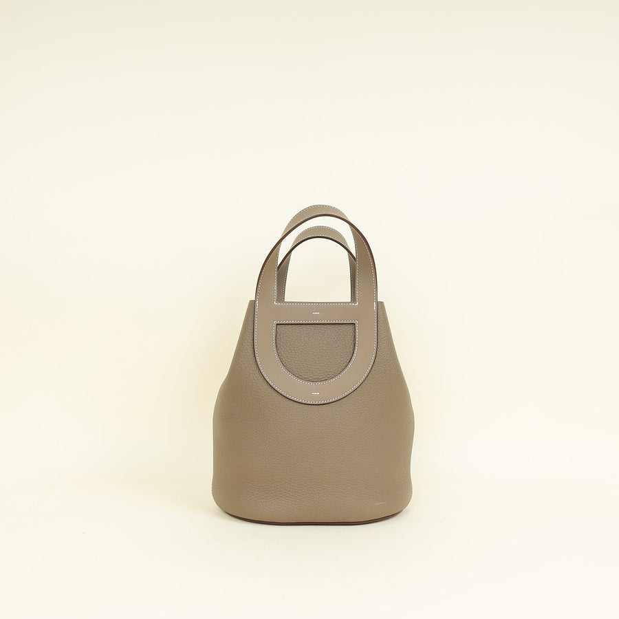 Hermes Etoupe In The Loop 23 Bag