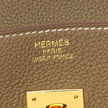 Hermes Etoupe Retourne Birkin 35 Bag
