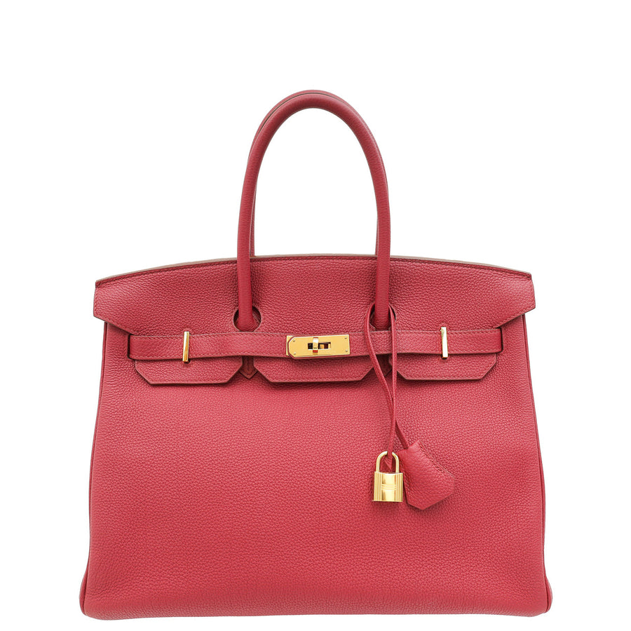 Hermes Rubis Birkin 35 Bag