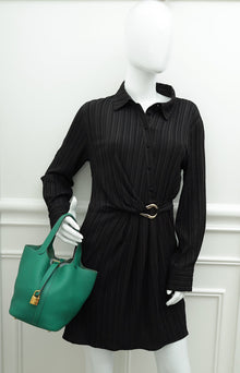 Hermes Vert Vertigo Picotin Lock 18 Bag