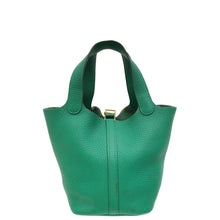 Hermes Vert Vertigo Picotin Lock 18 Bag